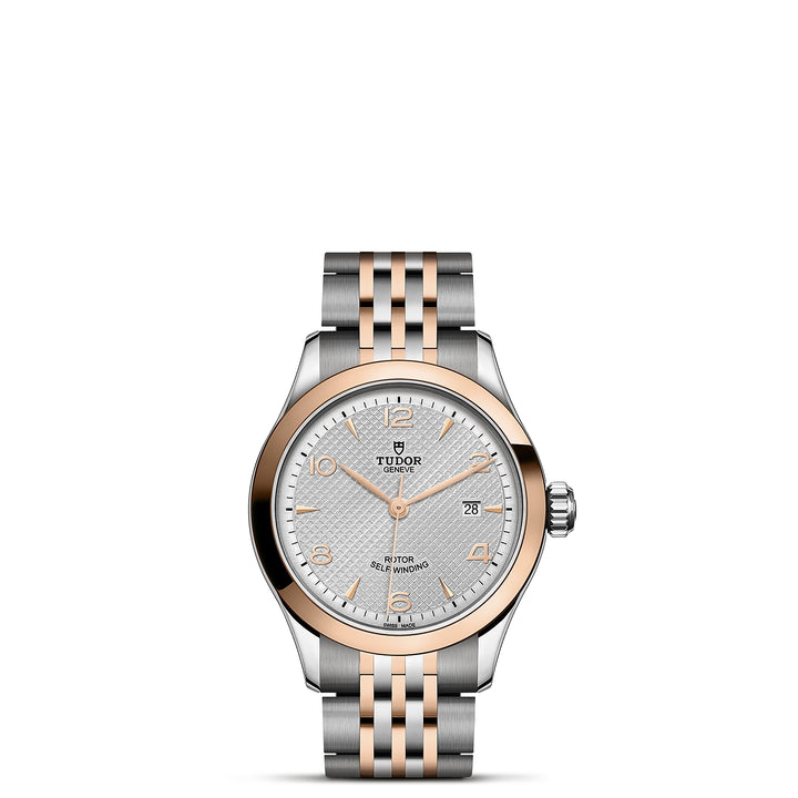 TUDOR 1926 28mm Steel and Rose Gold Automatic Watch M91351-0001 - Michael Jones Jeweller