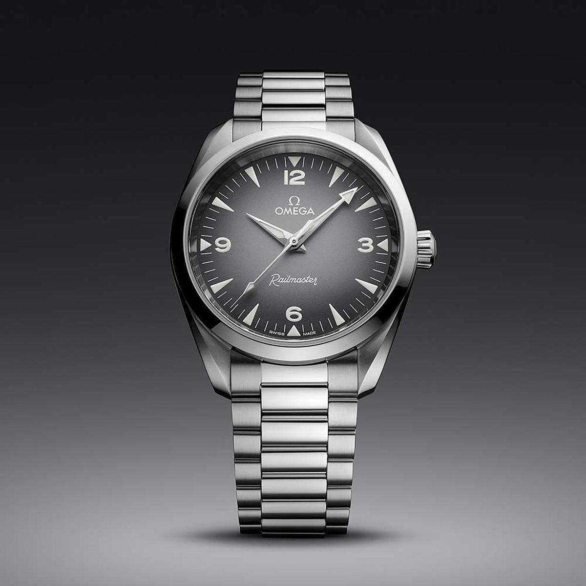 OMEGA Seamaster Railmaster Co-Axial Master Chronometer 38mm O23510382006001 - Michael Jones Jeweller