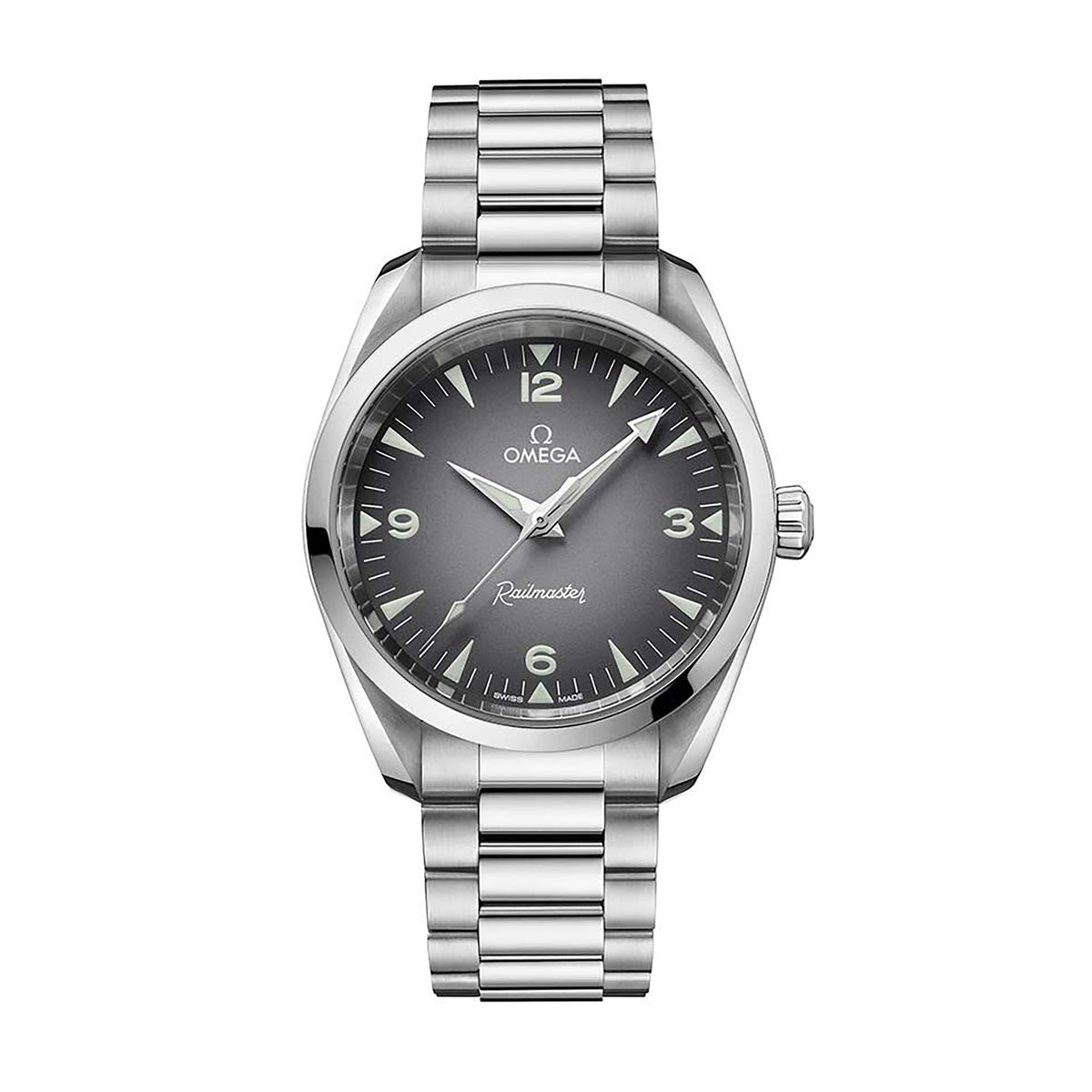 OMEGA Seamaster Railmaster Co-Axial Master Chronometer 38mm O23510382006001 - Michael Jones Jeweller
