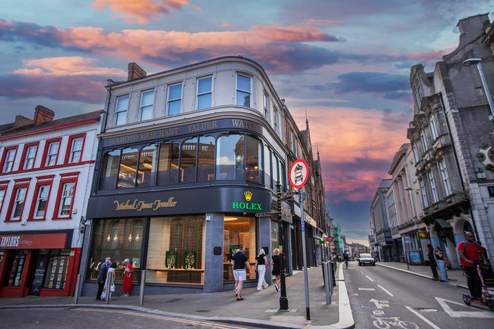 Michael Jones Jeweller's store on Gold Street Northampton