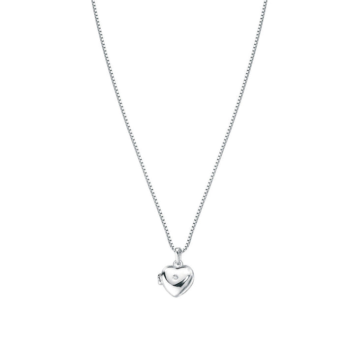Childs D for Diamonds Medium Silver Heart Locket
