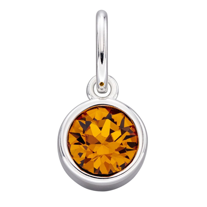 Crystal Birthstone Silver Charm November - Michael Jones Jeweller