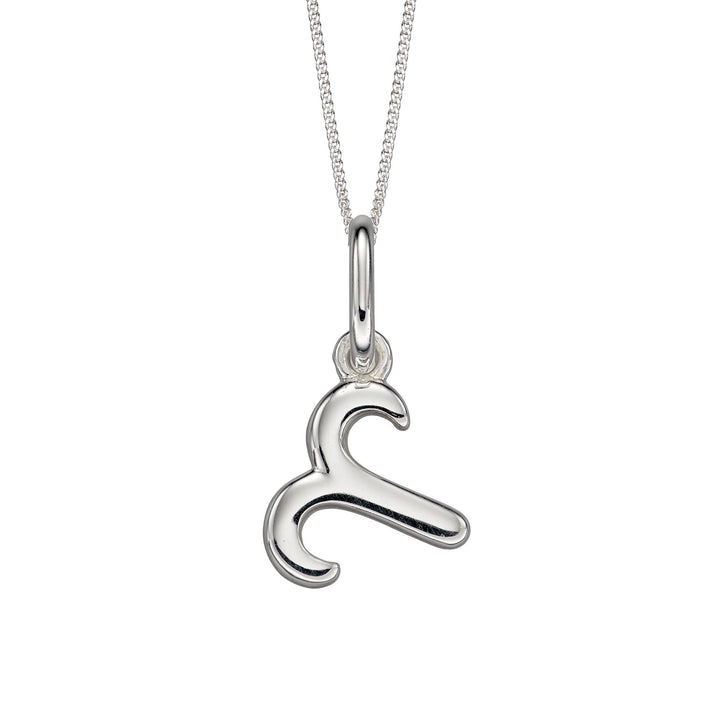 Zodiac Aries Silver Charm