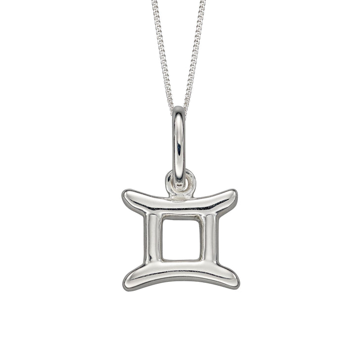 Zodiac Gemini Silver Charm