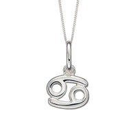 Zodiac Cancer Silver Charm