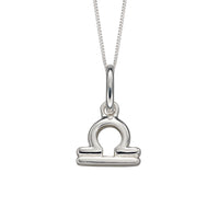 Zodiac Libra Silver Charm