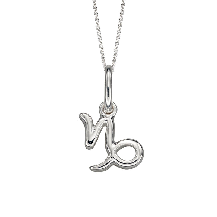 Zodiac Capricorn Silver Charm