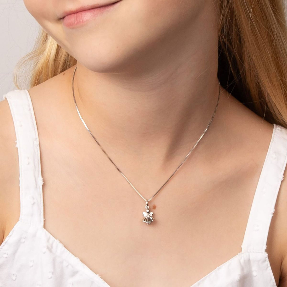 D for Diamond Child's Fairy Diamond Pendant - Michael Jones Jeweller