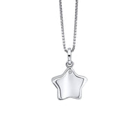 D for Diamond Child's Star Diamond Locket Pendant - Michael Jones Jeweller