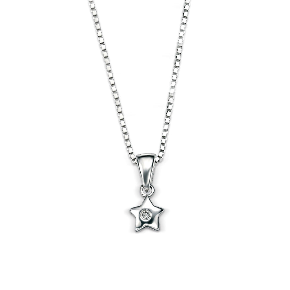 D for Diamond Star Pendant - Michael Jones Jeweller