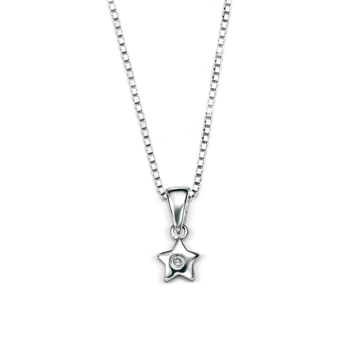 D for Diamond Star Pendant