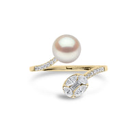 Yoko Starlight Akoya Pearl and Diamond 18ct Yellow Gold Phoenix Ring