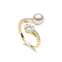 Yoko Starlight Akoya Pearl and Diamond 18ct Yellow Gold Phoenix Ring