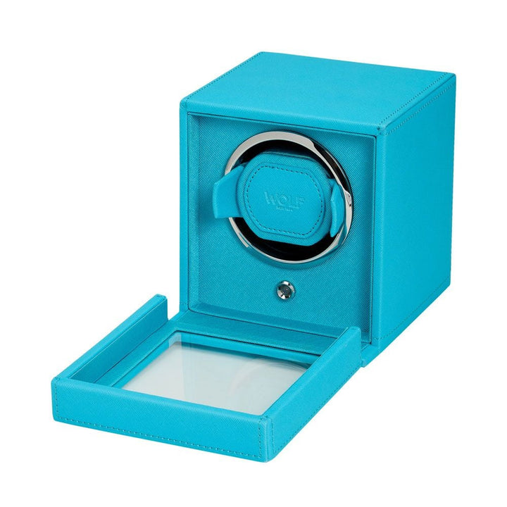 WOLF Cub Tutti Frutti Turquoise Single Watch Winder - ONLINE EXCLUSIVE