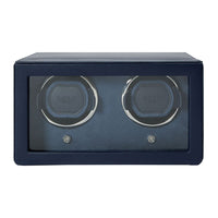 WOLF Cub Double Navy Watch Winder with Cover - ONLINE EXCLUSIVE
