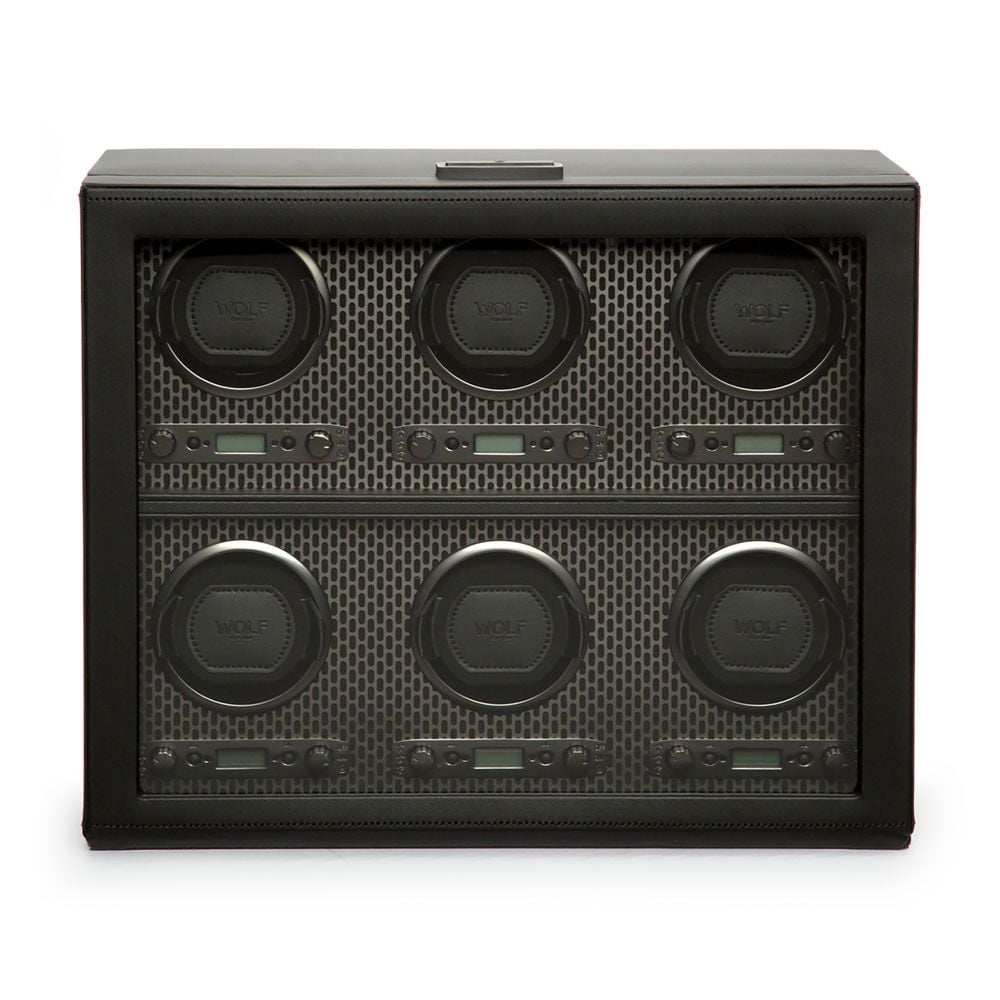 WOLF Axis 6 Piece Powder Coat Watch Winder - ONLINE EXCLUSIVE - Michael Jones Jeweller