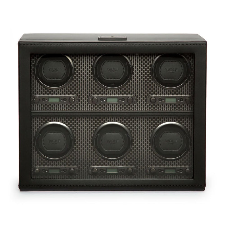 WOLF Axis 6 Piece Powder Coat Watch Winder - ONLINE EXCLUSIVE