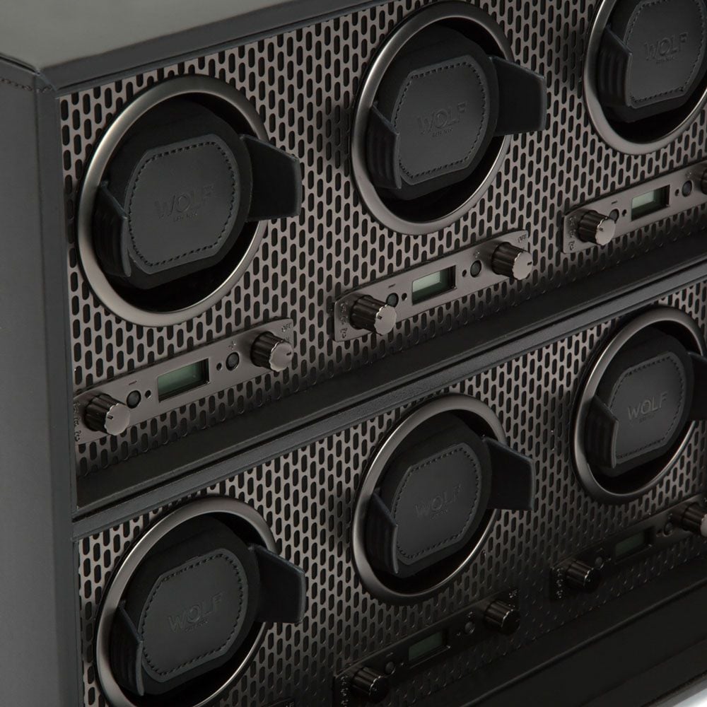 WOLF Axis 6 Piece Powder Coat Watch Winder - ONLINE EXCLUSIVE - Michael Jones Jeweller