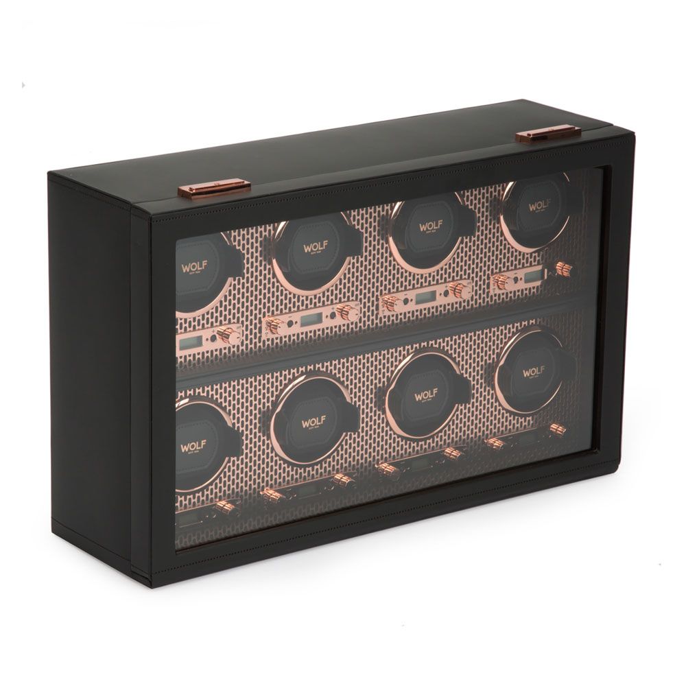 WOLF Axis 8 Piece Copper Watch Winder - ONLINE EXCLUSIVE - Michael Jones Jeweller