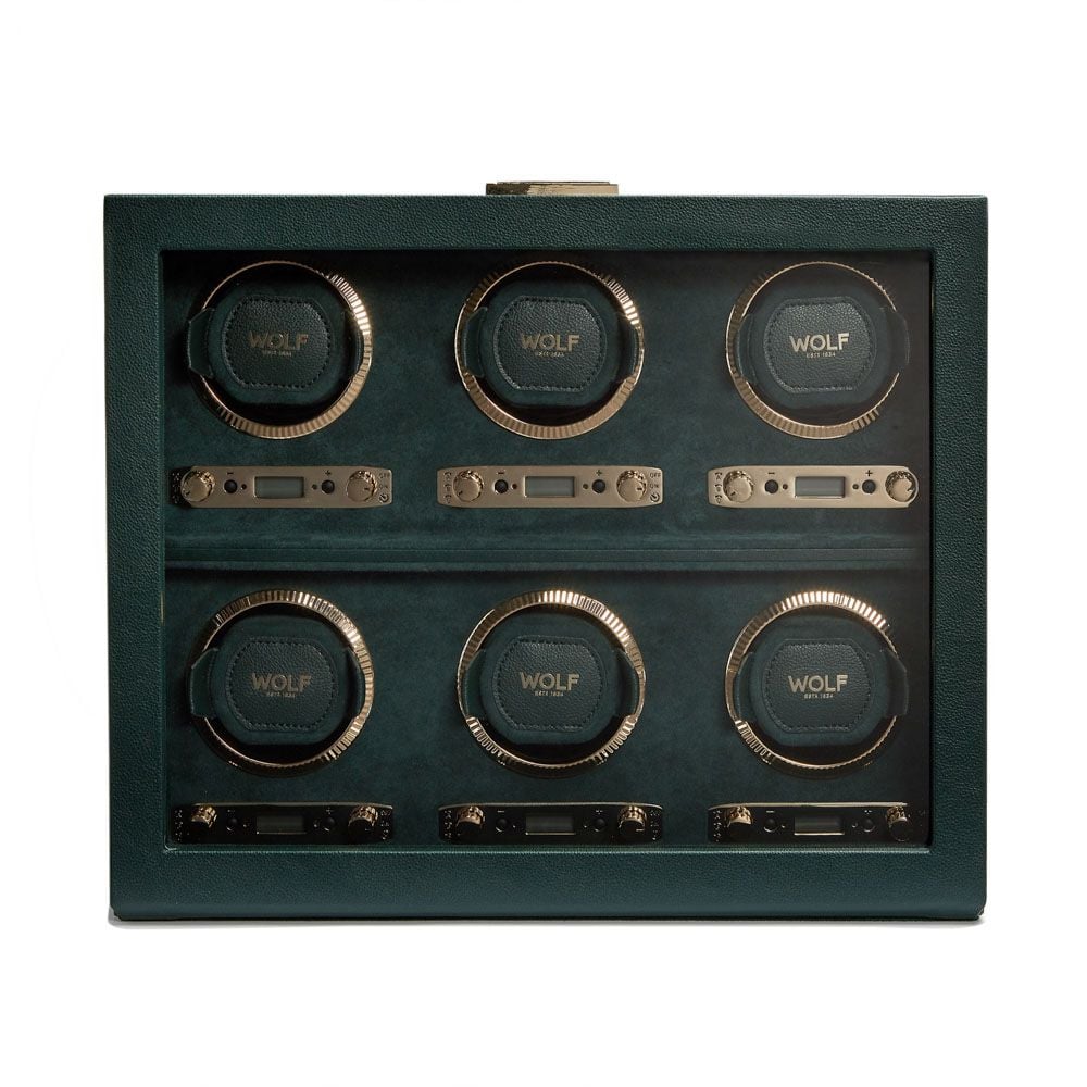 WOLF British Racing 6 Piece Watch Winder - ONLINE EXCLUSIVE - Michael Jones Jeweller