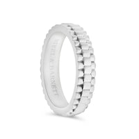 Steel and Barnett Men's Nova Watch Link Stainless Steel Ring Size 12 - Michael Jones Jeweller