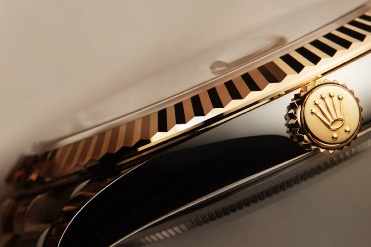 Rolex case close up