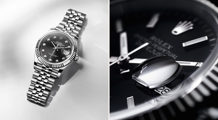 Rolex Datejust Watch M126234-0027 and M126234-0015 at Michael Jones Jeweller