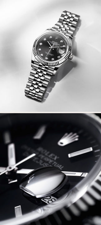 Rolex Datejust Watch M126234-0027 and M126234-0015 at Michael Jones Jeweller