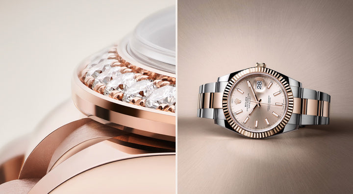 Rolex Datejust Watch M278285rbr-0036 and M126331-0009 at Michael Jones Jeweller