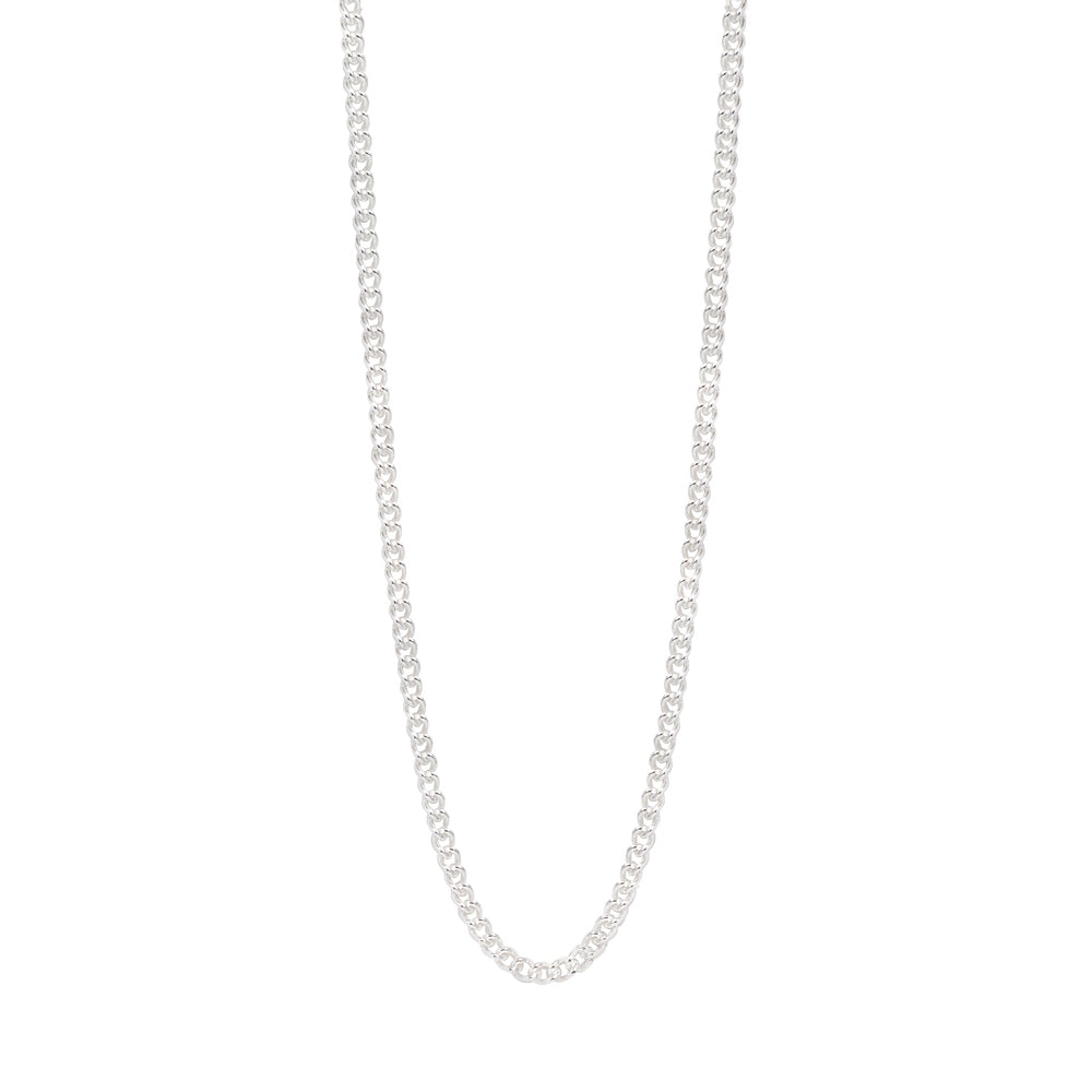 18 Inch Silver Curb Chain - Michael Jones Jeweller