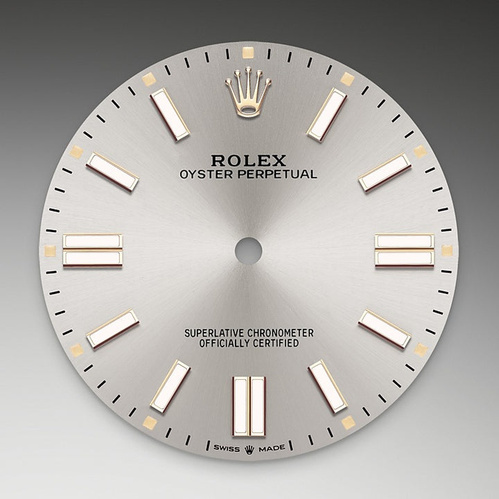 Rolex Oyster Perpetual m124300-0001 watch dial
