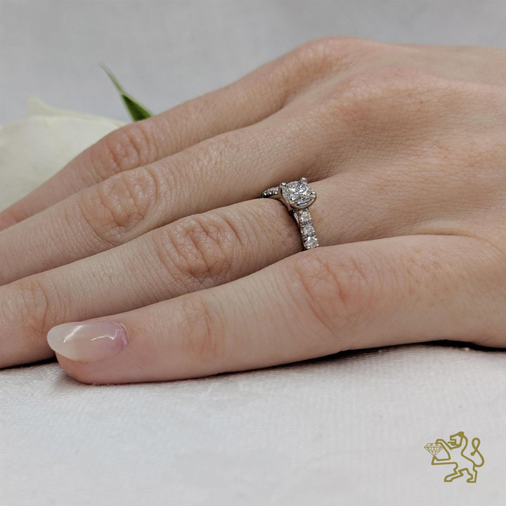 Skye Classic Round Solitaire 0.40 G SI1 Diamond Platinum Ring