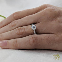 Skye Classic Round Solitaire 0.50ct D SI2 Diamond Platinum Ring
