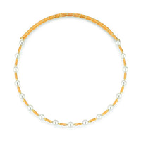 Yana Nesper Akoya Pearl 18ct Yellow Gold Magnetic Necklace - Michael Jones Jeweller