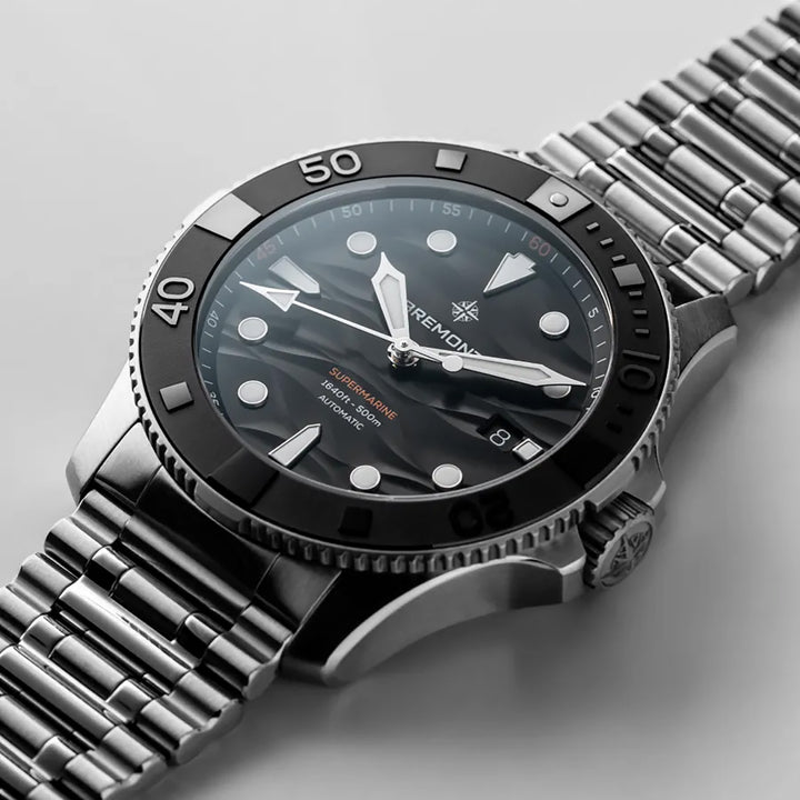 Bremont Supermarine 500m 43mm Automatic Watch SM43-DT-SS-BK-B