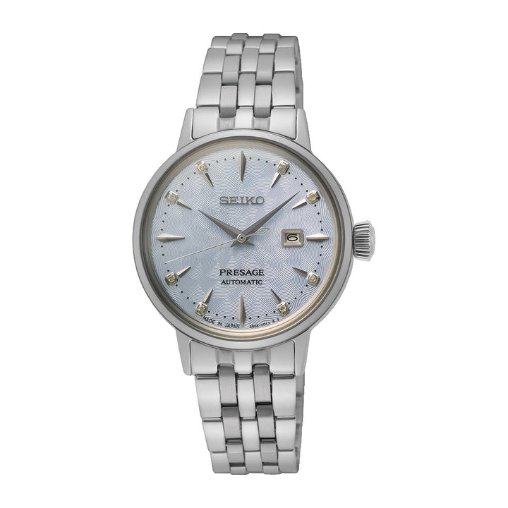Seiko Presage Cocktail Time 'Skydiving' Diamond Automatic 30.2mm Watch SRE007