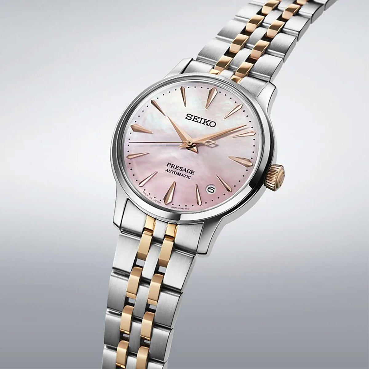 Seiko Presage ‘Springtime’ Cocktail Time Limited Edition 34mm Automatic Watch SRPM06J1 - Michael Jones Jeweller