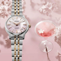 Seiko Presage ‘Springtime’ Cocktail Time Limited Edition 34mm Automatic Watch SRPM06J1 - Michael Jones Jeweller