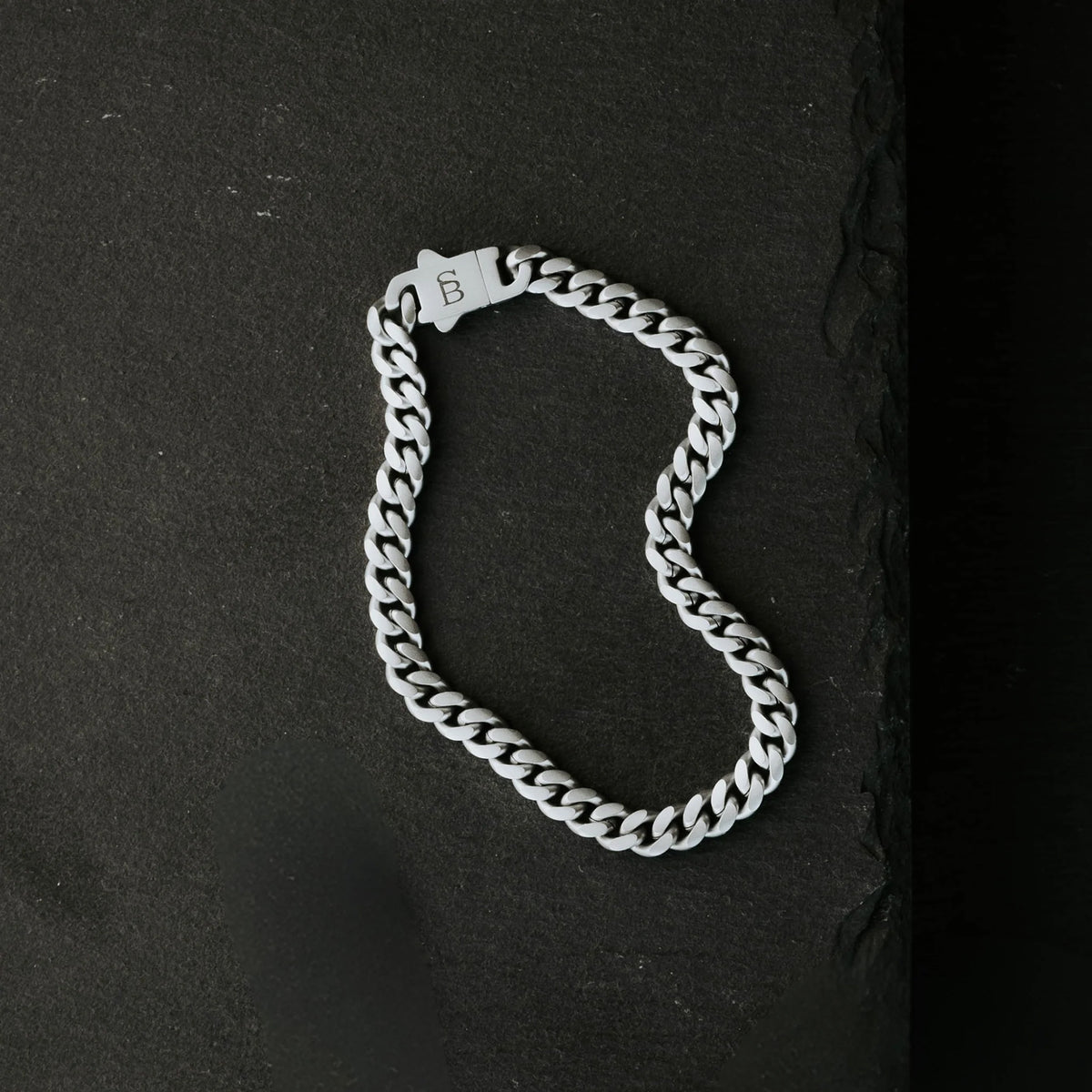 Steel and Barnett Men's Svelte Stephen Link Chain Stainless Steel Bracelet Medium - Michael Jones Jeweller
