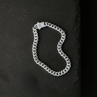 Steel and Barnett Men's Svelte Stephen Link Chain Stainless Steel Bracelet Medium
