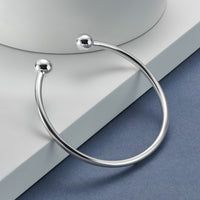 Silver Torque Bangle
