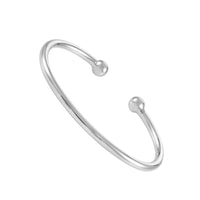 Silver Torque Bangle