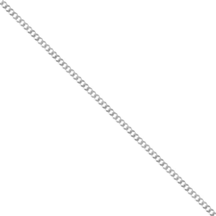 18 Inch Silver Curb Chain