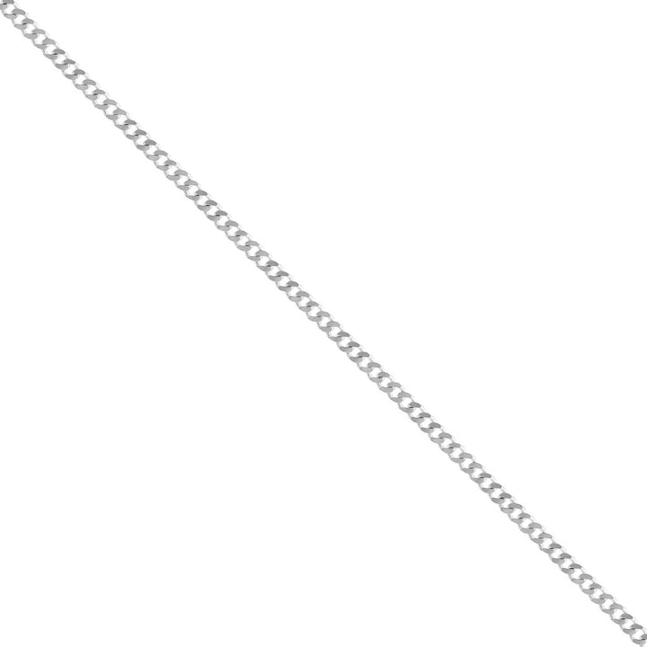16 Inch Silver Curb Link Chain