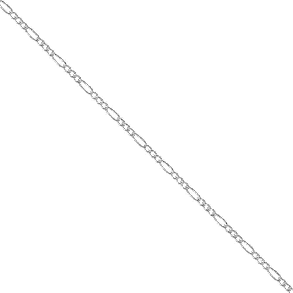 22 Inch Silver Figaro Chain - Michael Jones Jeweller