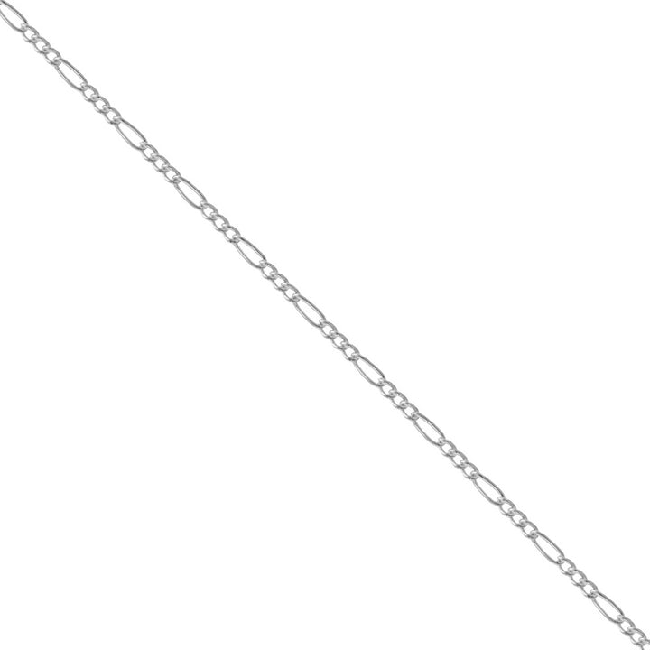 22 Inch Silver Figaro Chain