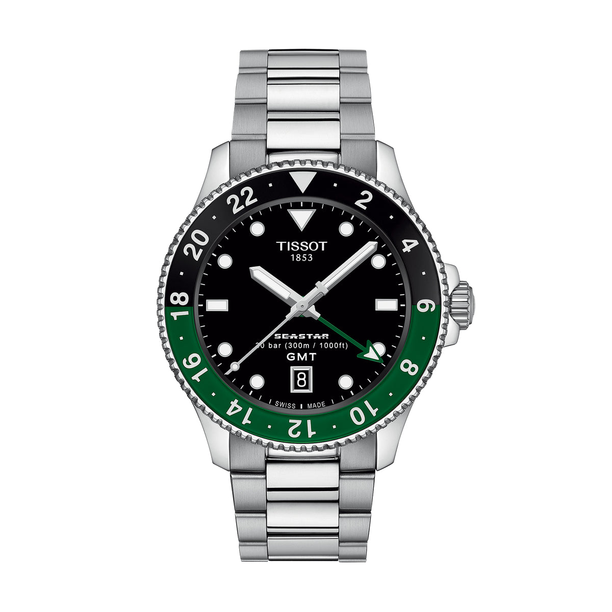 Tissot Seastar 1000 GMT 40mm Quartz Watch T1208521105100 - Michael Jones Jeweller