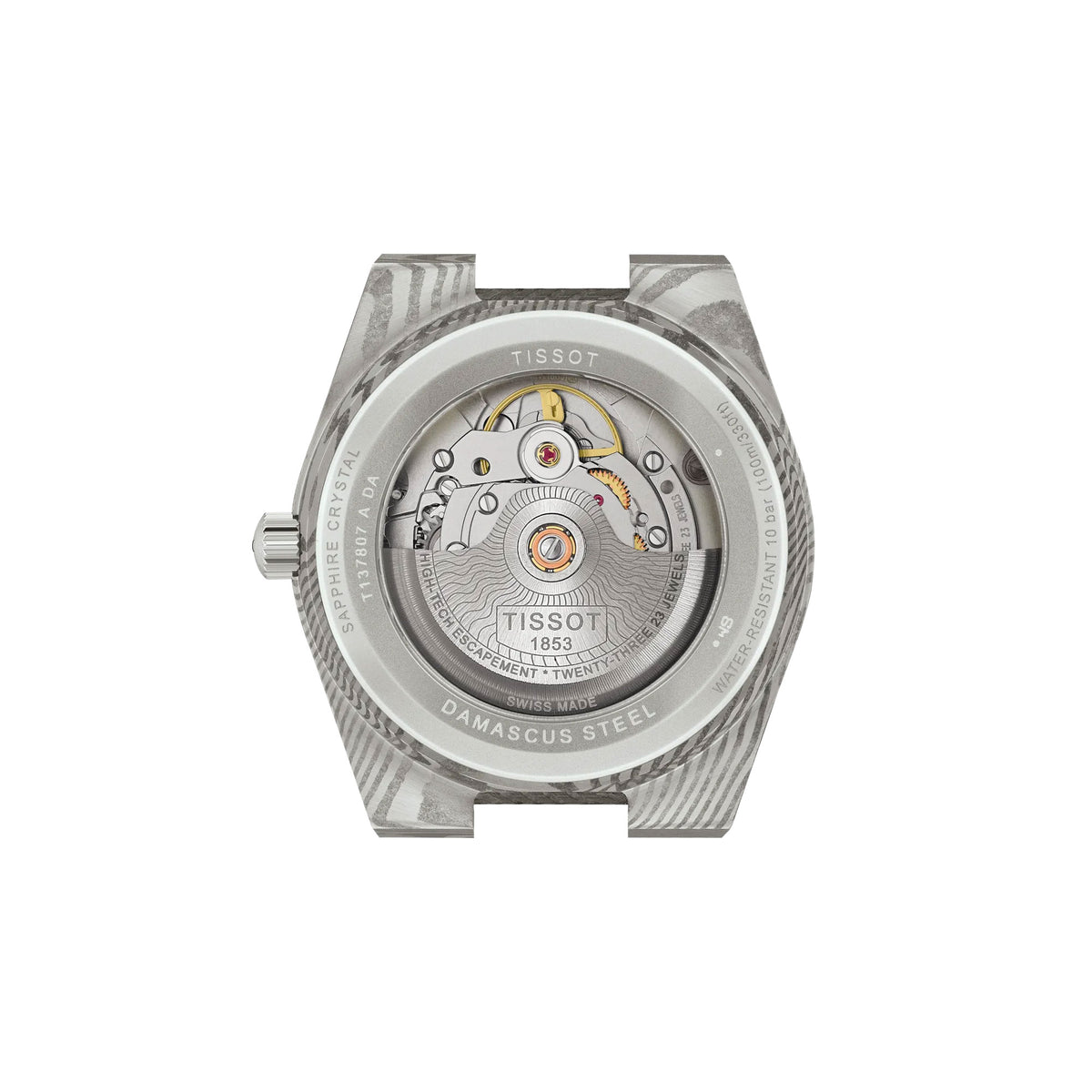 Tissot PRX Damascus Steel 38mm Automatic Watch T1378079608100 - Michael Jones Jeweller