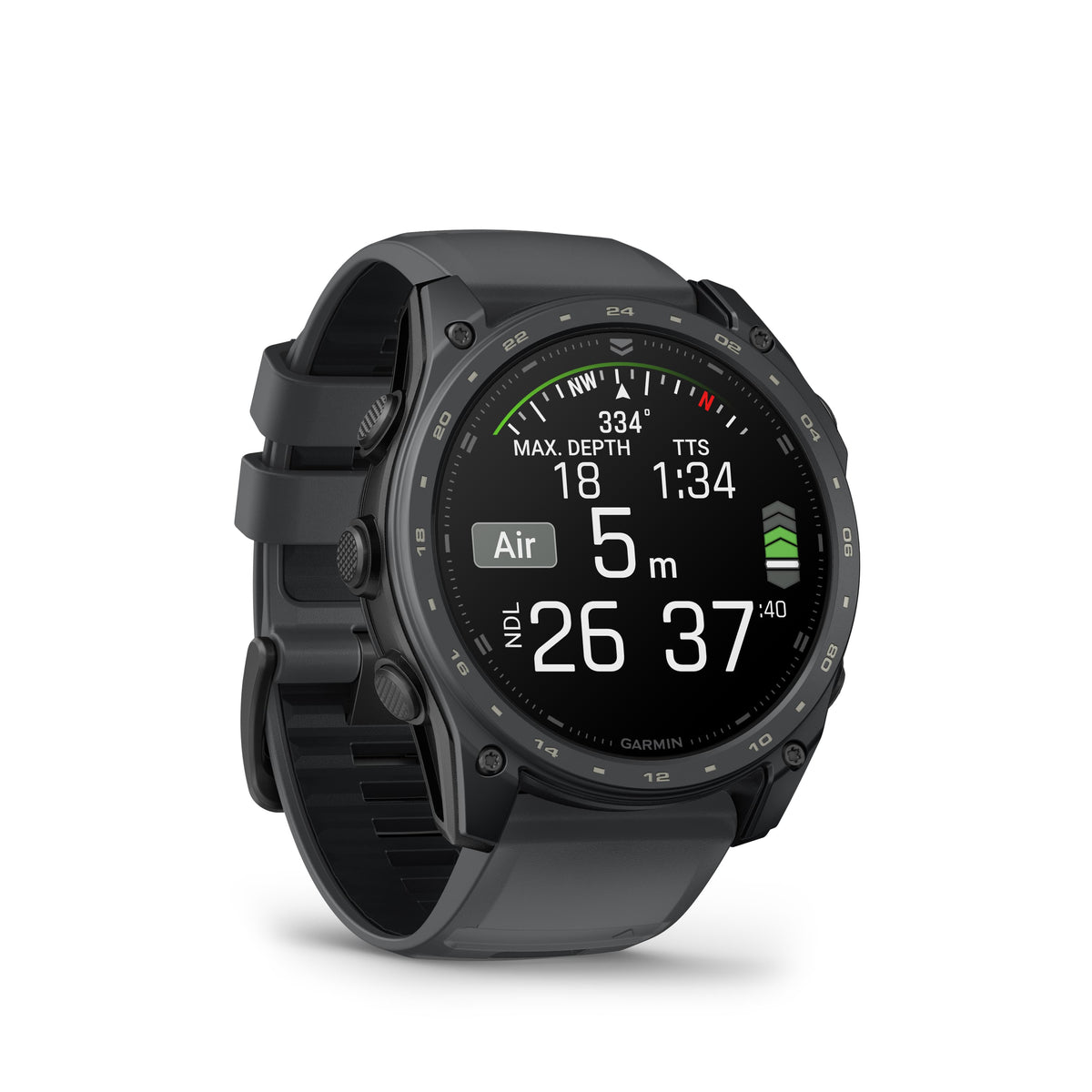 Garmin Tactix® 8 AMOLED Slate Grey Cerakote® Tactical 51mm Smartwatch - Michael Jones Jeweller