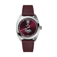 Bremont Terra Nova Jumping Hour 35mm Burgundy Automatic Watch TN35-JH-SS-BG-L-S